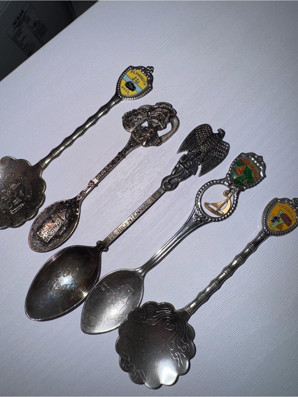Vintage Souvenir Collectible Decorative Spoons Lot from USA